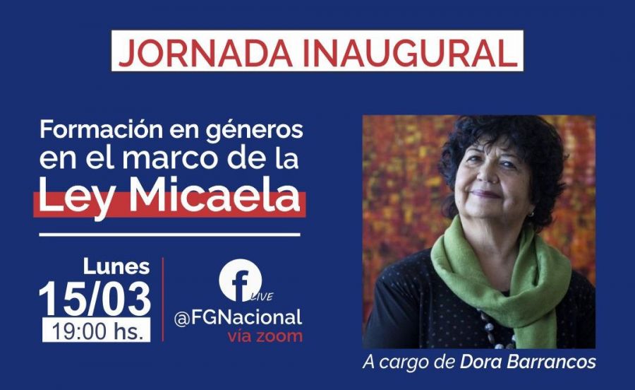 El Frente Grande inicia la capacitación en el marco de la Ley Micaela con Dora Barrancos